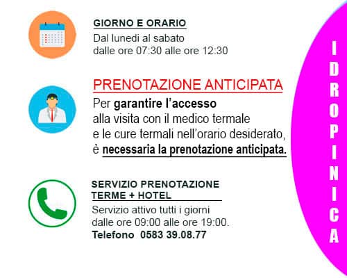 Terapia idropinica Terme di Montecatini